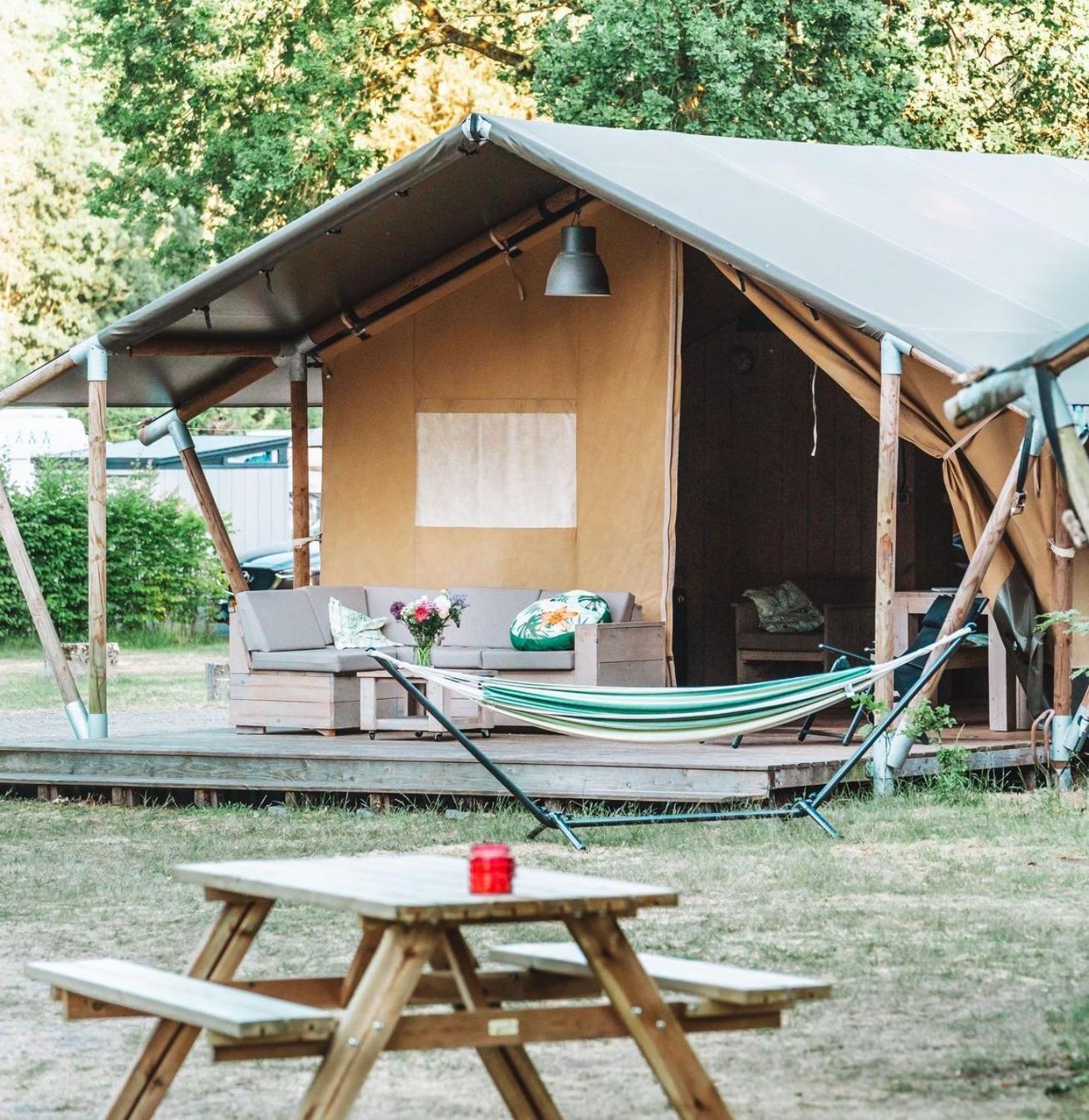 Glamping Holten luxe safaritent 2 Exterior foto