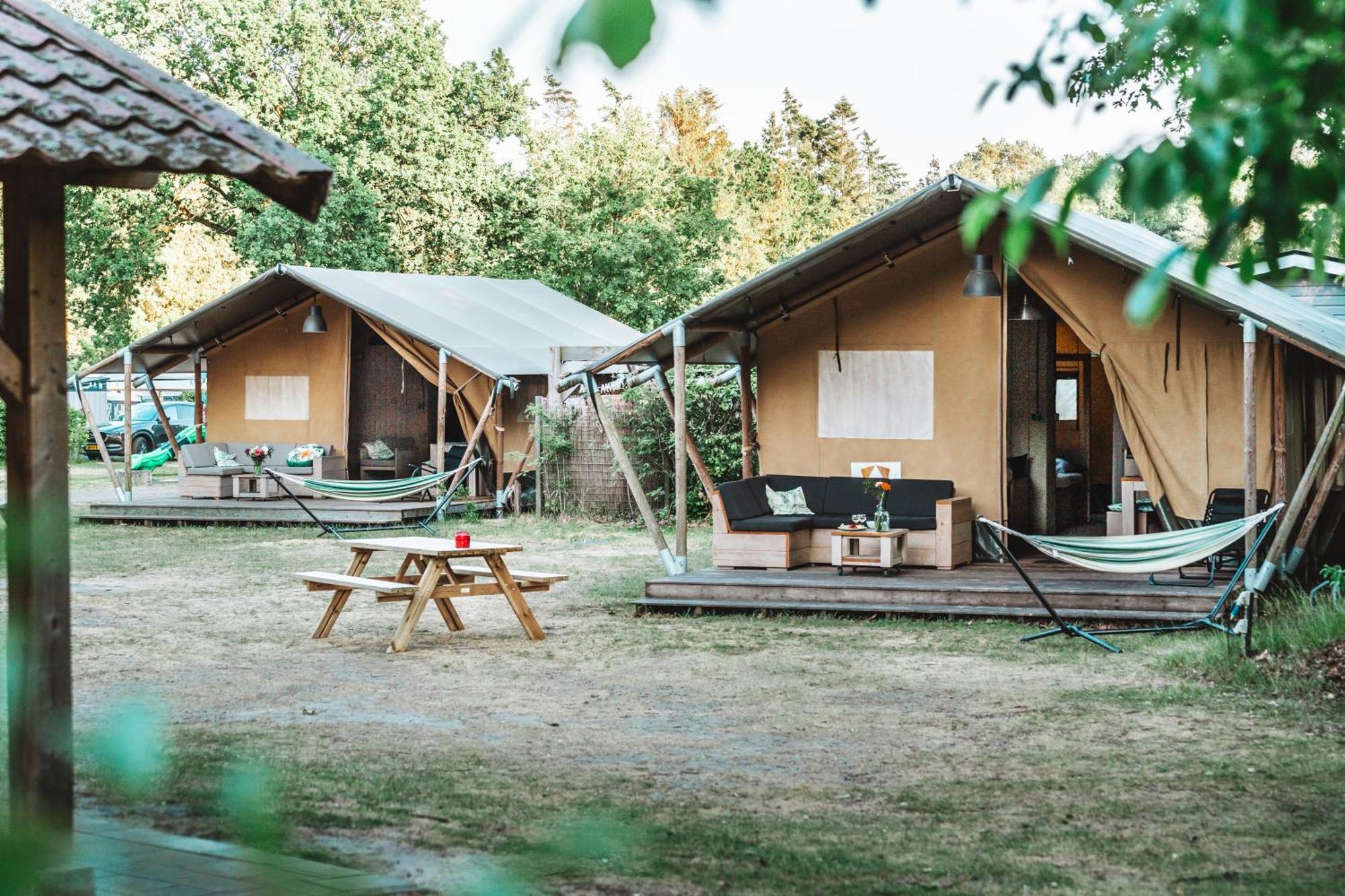 Glamping Holten luxe safaritent 2 Exterior foto