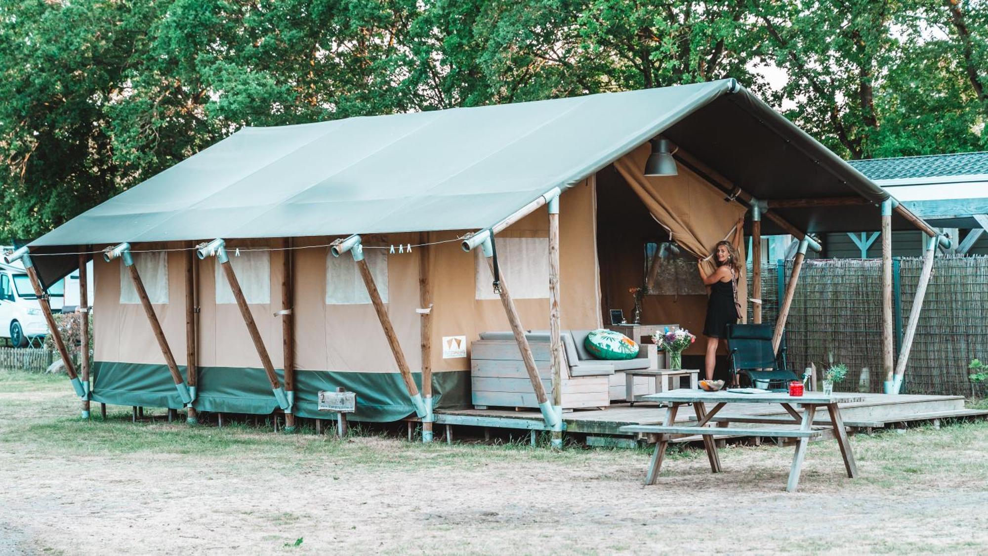 Glamping Holten luxe safaritent 2 Exterior foto