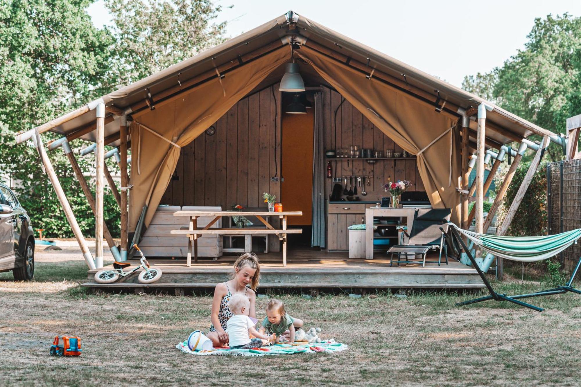 Glamping Holten luxe safaritent 2 Exterior foto